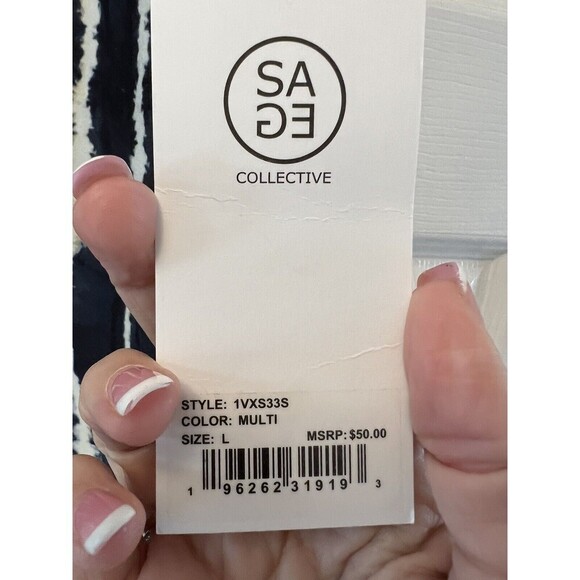 Sage Collective NWT Large Bike Athletic Shorts Multi Color Msrp$58 - Picture 4 of 6